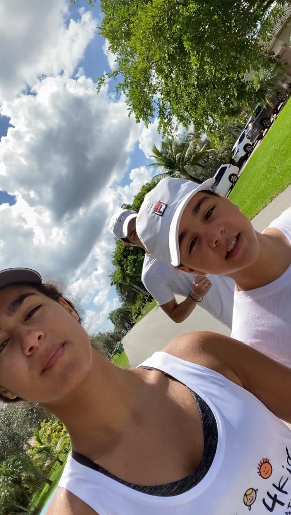 Meds4Kidz Founders Daniela and Ariela Tejada Participating in the Virtual 5K Fun Run